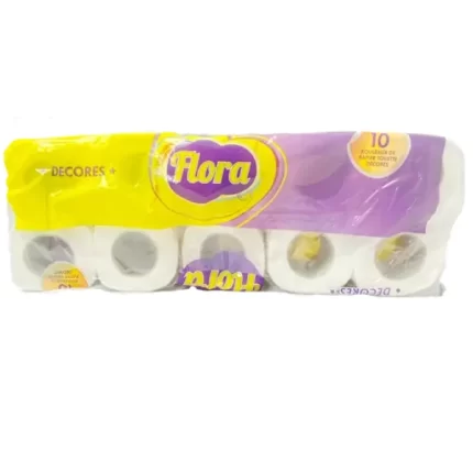 Flora papier hygiénique P/10