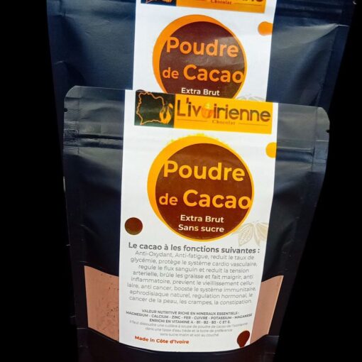 L’ivoirienne poudre de cacao extra brut 400g