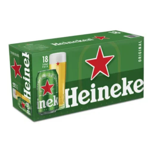 18x33cl Heineken Pack canette
