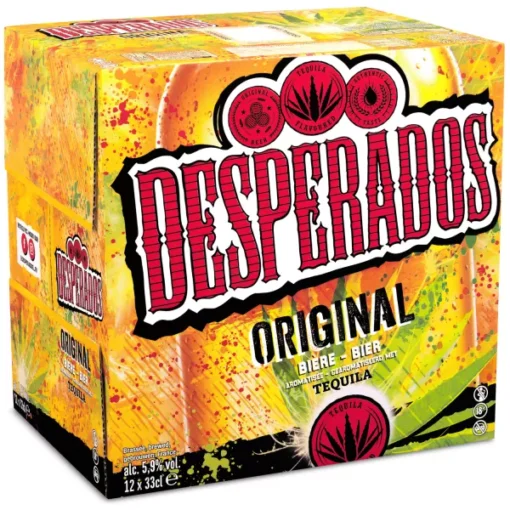 Bière Aromatisée Tequila 12x33cl - DESPERADOS